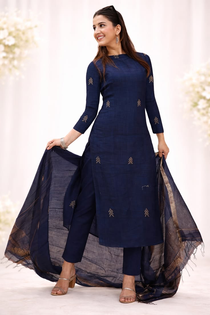 kurta set blue