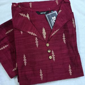 zorra dark green buddha cotton kurti (copy)
