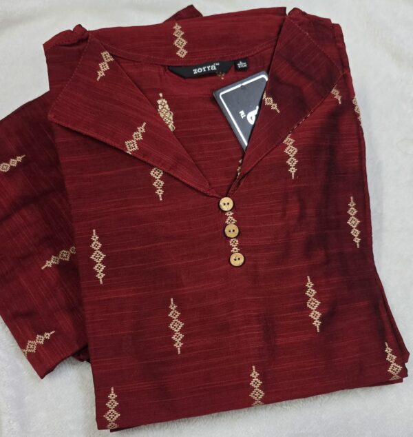 zorra dark green buddha cotton kurti (copy)