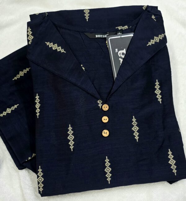 zorra dark green buddha cotton kurti (copy)