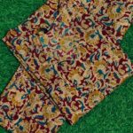 plum floral hand block print co ord set