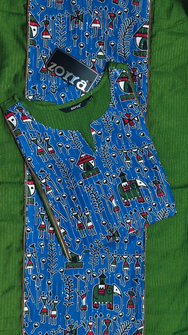 Zorra Blue Tribal berlin slik Kurti