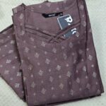 red printed berlin silk side open kurti with pocket
